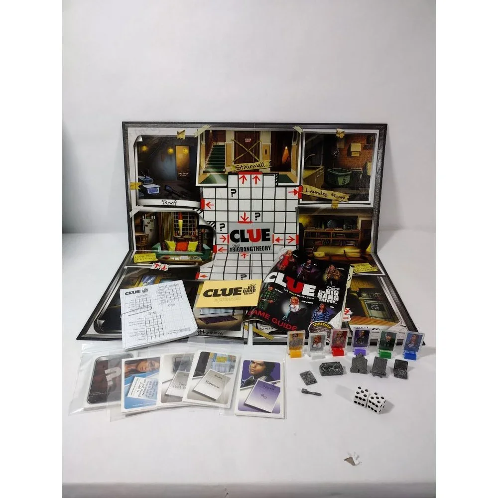 Clue The Big Bang Theory Edition Hasbro 2013 Mystery Board Game Complete